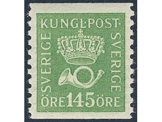 Sweden. Facit 174a ★★ , 145 öre emerald green. Superb. Signed BG.