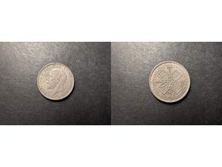 Storbritannien George V (1910-1936) 1 florin 1935, AU/UNC