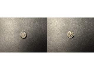 French India - Pondichery silver 1 fanon ND(1760), AU