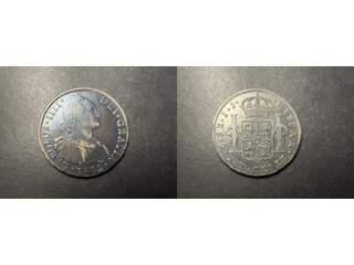 Chile Carlos IV (1788-1808) 8 reales 1802, VF, rengjord