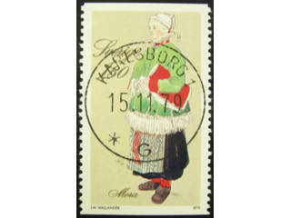 Sweden. Facit 1109 used , 1979 Folk Costumes 1.30 Kr Mora. EXCELLENT cancellation …