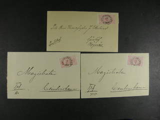 Sweden. Official Facit Tj16A , 10 öre on three beautiful covers, all sent from …