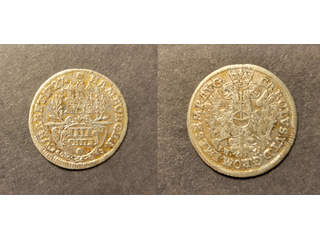 Germany Hamburg 4 schilling 1727, VF-XF