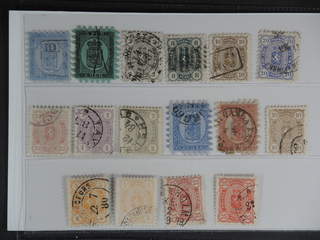 Finland. Used 1860–1885. All different, e.g. F 3, 6, 12c1, 14-16c1, 18c1, 19c2. Good …