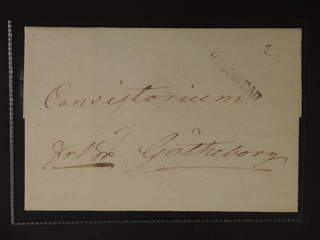 Sweden. N county. HALMSTAD, straight postmark. Beautiful cover sent to Gothenburg. …
