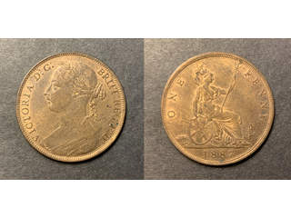 Storbritannien Queen Victoria (1837-1901) 1 penny 1887, UNC