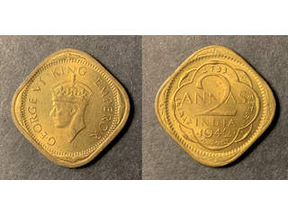 Indien (GB) George VI (1936-1947) 2 annas 1942 Bombay, UNC