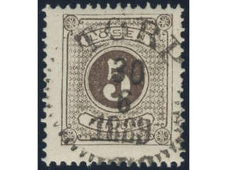 Sweden, Sverige, Sverige, Sverige. Postage due Facit L13a used, 5 öre brown, perf 13. …