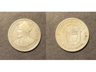 Panama 10 centesimos 1904, AU