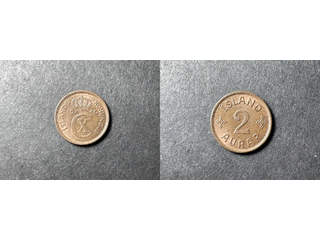 Island 2 aurar 1940, UNC