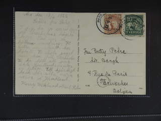 Sweden. Facit 84, 144A cover , 10+15 öre, mixed franking, on postcard sent from ÅRE …