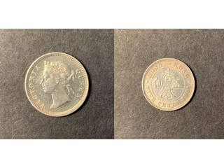 Hongkong Queen Victoria (1841-1901) 5 cents 1901, XF-UNC