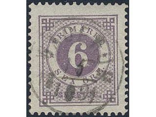 Sweden. Facit 31, H county. WÄDERUM 15.10.1891. EXCELLENT cancelleation with handwritten …