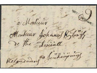 Sweden. A county. STOCKHOLM, ribbon postmark. Type 8 on letter dated "Stockholm 12 junÿ …