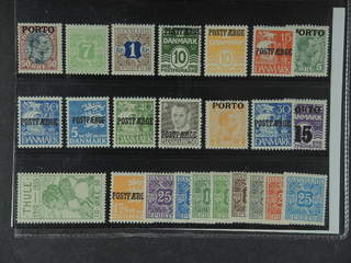 Denmark. ★★ 1921-23. Back-of-the-book. All different, e.g. F L8, L14, L24, PF16, PF19, …