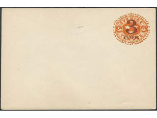 Sweden, Sverige, Sverige, Sverige. Postal stationery, Stamped envelope, Facit Fk15, …