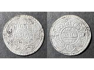 Nepal Prithvi Narayan Shah (1742-1775) 1 mohar SE1695(1773), AU