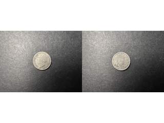 Frankrike 1/2 franc 1823 Q, VF, Perpignan