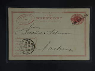 Sweden. Facit bKe4. DENMARK. Danish single line cancellation FRA SVERRIG without frame …