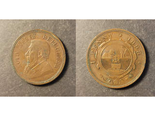 South Africa Paul Kruger (1883-1902) 1 penny 1898, AU/UNC