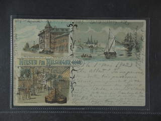 Denmark. Postcard Facit 57 , Gruss Aus. Helsingør, "Hilsen fra", used card sent from …