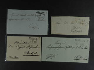 Sweden. Lot förfilateli. Rectangular postmarks. Södertelje typ2, Uddevalla, Wenersborg …