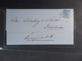 Sweden. Facit 9 cover , 12 öre on letter sent from SPARREHOLM 13.2.1872 to Stockholm.