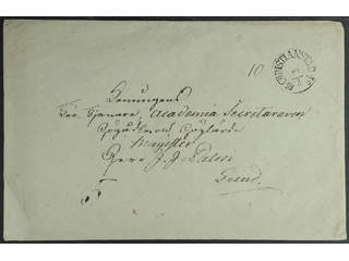Sweden. L county. CHRISTIANSTAD 12.2.1834, arc postmark. Type 3 on cover sent to Lund. …