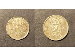 Netherlands Willem I (1815-1840) 10 cents 1826, AU/UNC