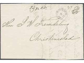 Sweden. Foreign-related cover. Finland. Partly prepaid letter sent from STOCKHOLM …