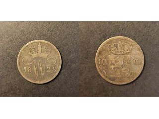 Nederländerna Willem I (1815-1840) 10 cents 1828, VF