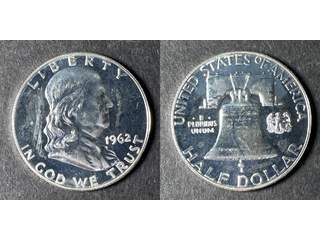 USA ½ dollar 1962, PROOF