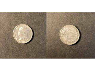 Nederländerna Wilhelmina (1890-1948) 10 cents 1892, AU/UNC