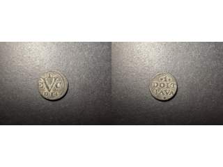 Nederlandska Ostindien - Java tenn 1 duit 1814, XF