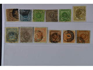 Denmark. Used 1851–1870. All different, e.g. F2-3, 5-6, 8, 11-12, 14. Mostly good …