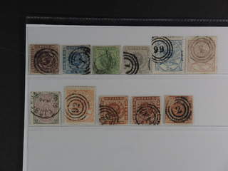 Denmark. Used 1851–1874. All different, e.g. F 2-3, 5-6, 11-12, 21. Mostly good quality. …