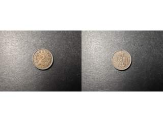 Norge Oscar II (1872-1905) 2 øre 1877, God 01