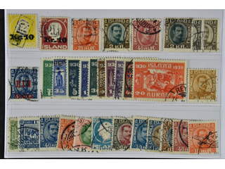 Iceland. Used 1912–30. All different, e.g. F 122-23V, 137, 143, 154, 126, 159, 173-82. …