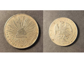 Mexico 8 reales 1882 Do MC, AU