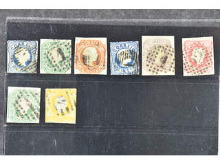 Portugal. Used 1855–1866. All different, e.g. Mi 6-10, 15, 18. Mostly good quality. Mi € …