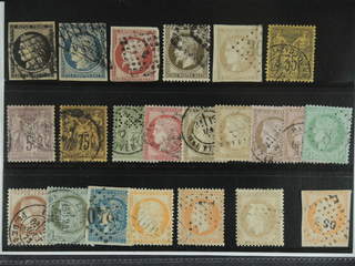 France. Used 1849-1886. All different, e.g. Mi 3-4, 16, 29, 40, 75-76, 82. Mostly good …