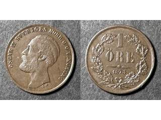 Sverige Oscar II (1872-1907) 1 öre 1873, 01