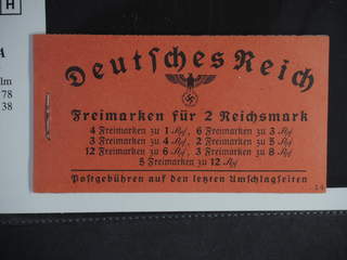 Germany Reich. Booklet Michel MH39.4 ★★ , 1941 Hindenburg III 2 Reichmark No. 14. EUR 200