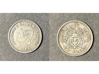 Kambodja Norodom I (1860-1904) 1 franc 1860, VF