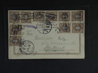 Sweden. Facit 61. DENMARK. Danish boxed cancellation FRA SVERIGE (Helsingborg–Helsingør …