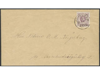 Sweden. Facit 31a on cover, 6 öre on very beautiful local cover cancelled STOCKHOLM …