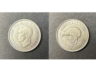 Nya Zeeland George VI (1936-1952) 1 florin 1941, AU