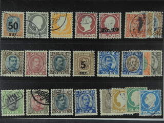Iceland. Used 1902-22. All different, e.g. F 102, 111, 113, 117, 122v, 137, 143, 154, …