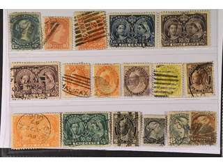Canada. Used 1868–1898. All different, e.g. Mi 23, 31, 36, 42, 44-45, 59, 70-71. Mostly …
