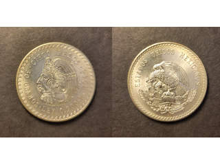 Mexico 5 pesos 1948 Cuaumtemoc, UNC